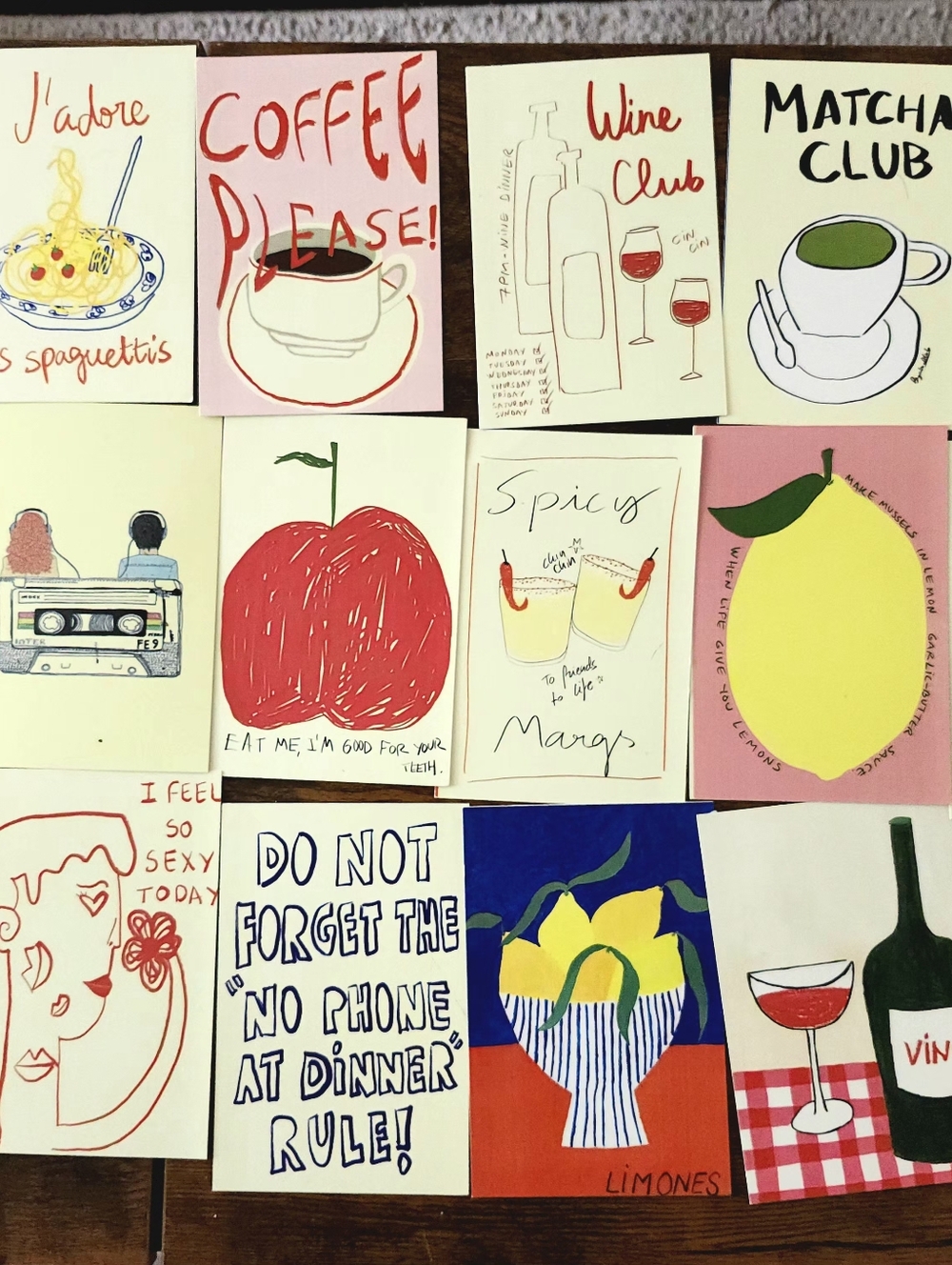 Home Art Wall Print- Colorful Fruit & Drink Posters.9888